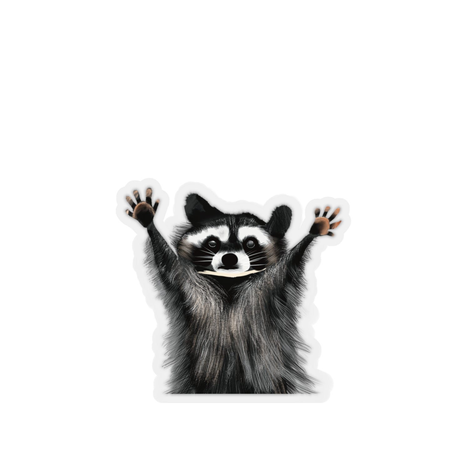 Cute Raccoon Sticker