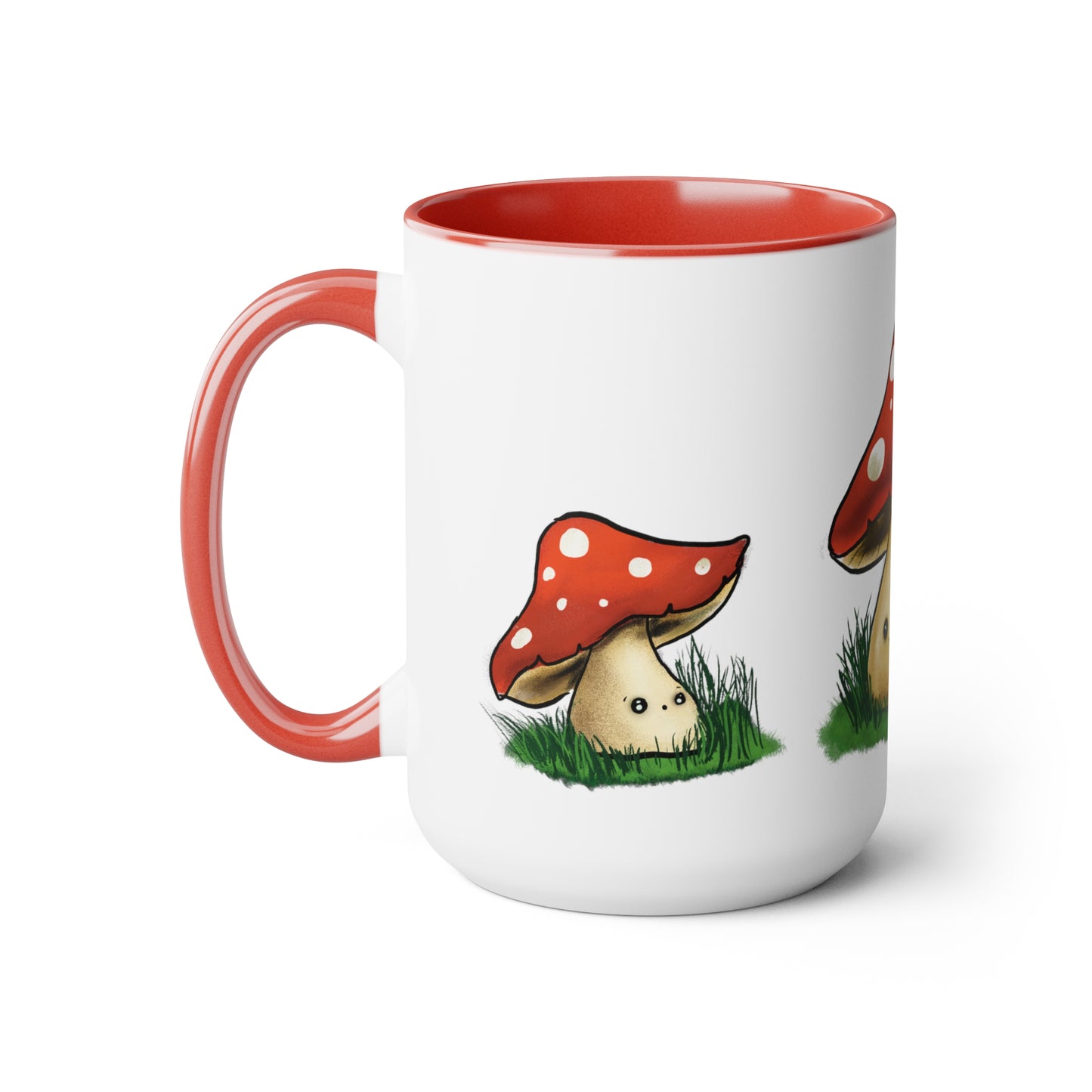 Cute Mushroom Mug 15oz