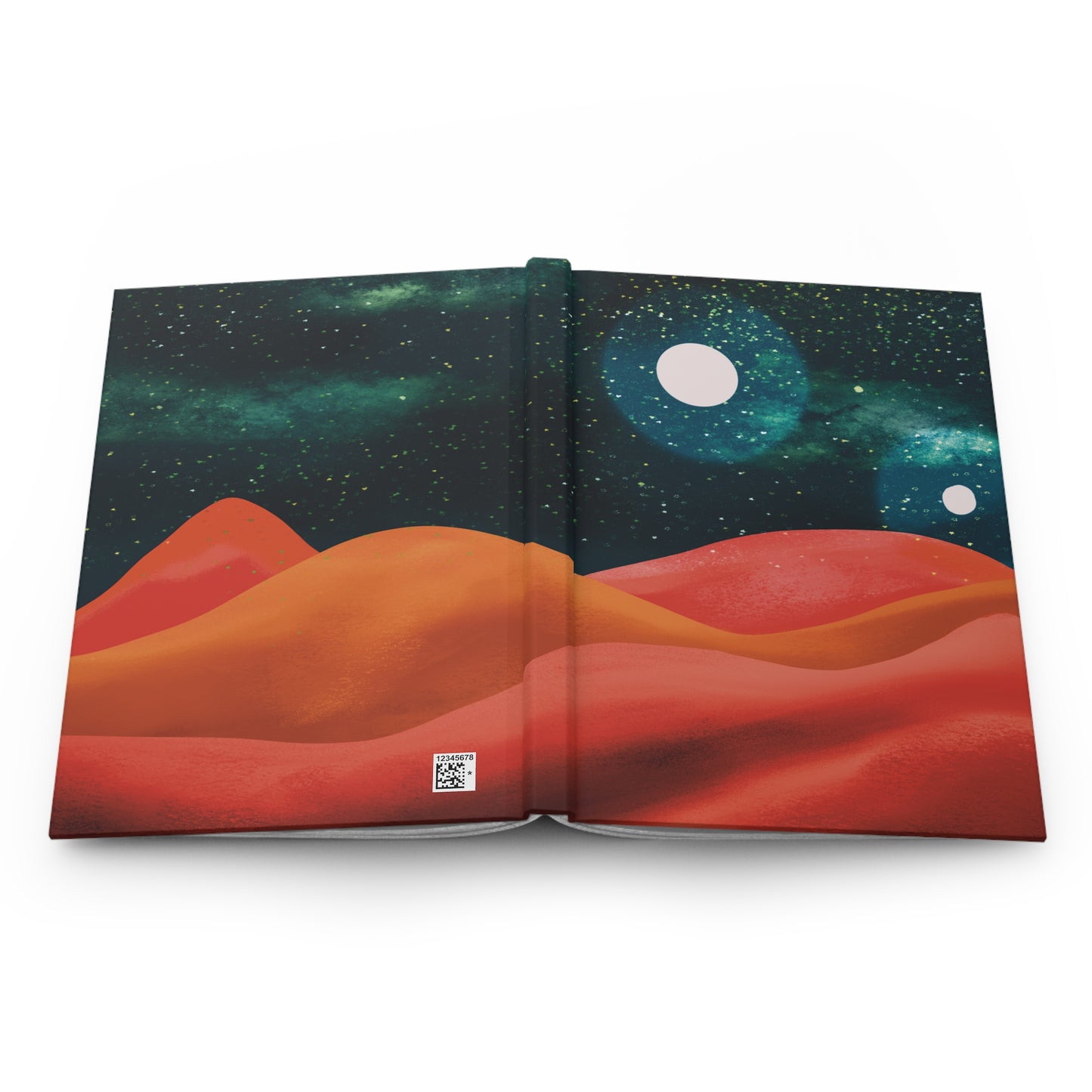 Galaxy Stars Hardcover Journal Matte