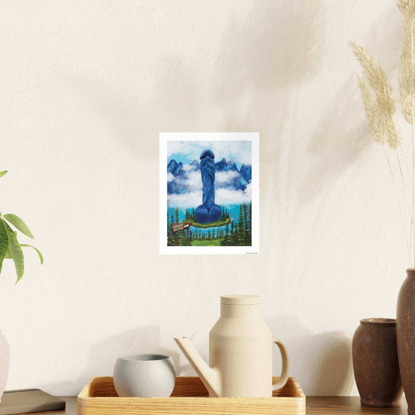 Mount Dildo Art Print and poster