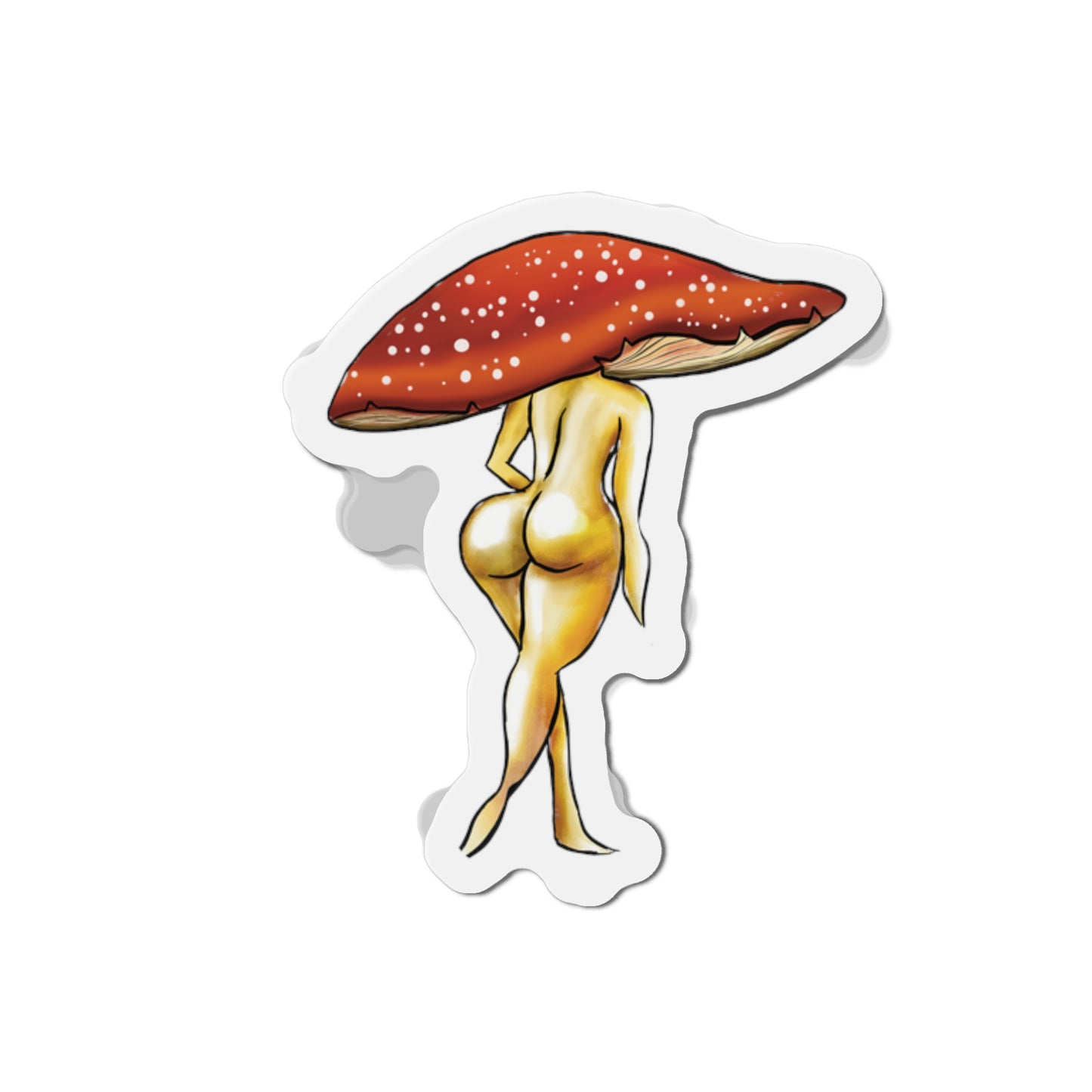 Shroom Lady Fridge Magnet