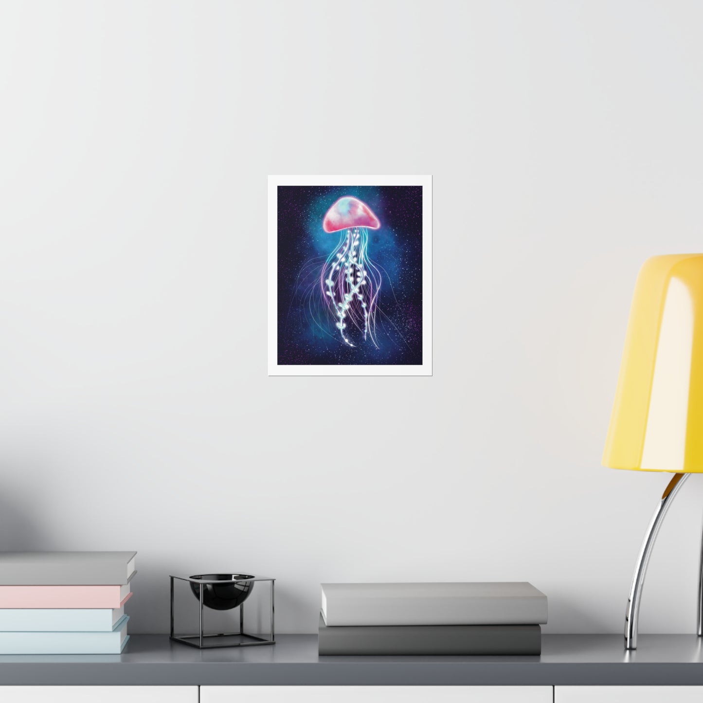 Bioluminescent Jellyfish Poster