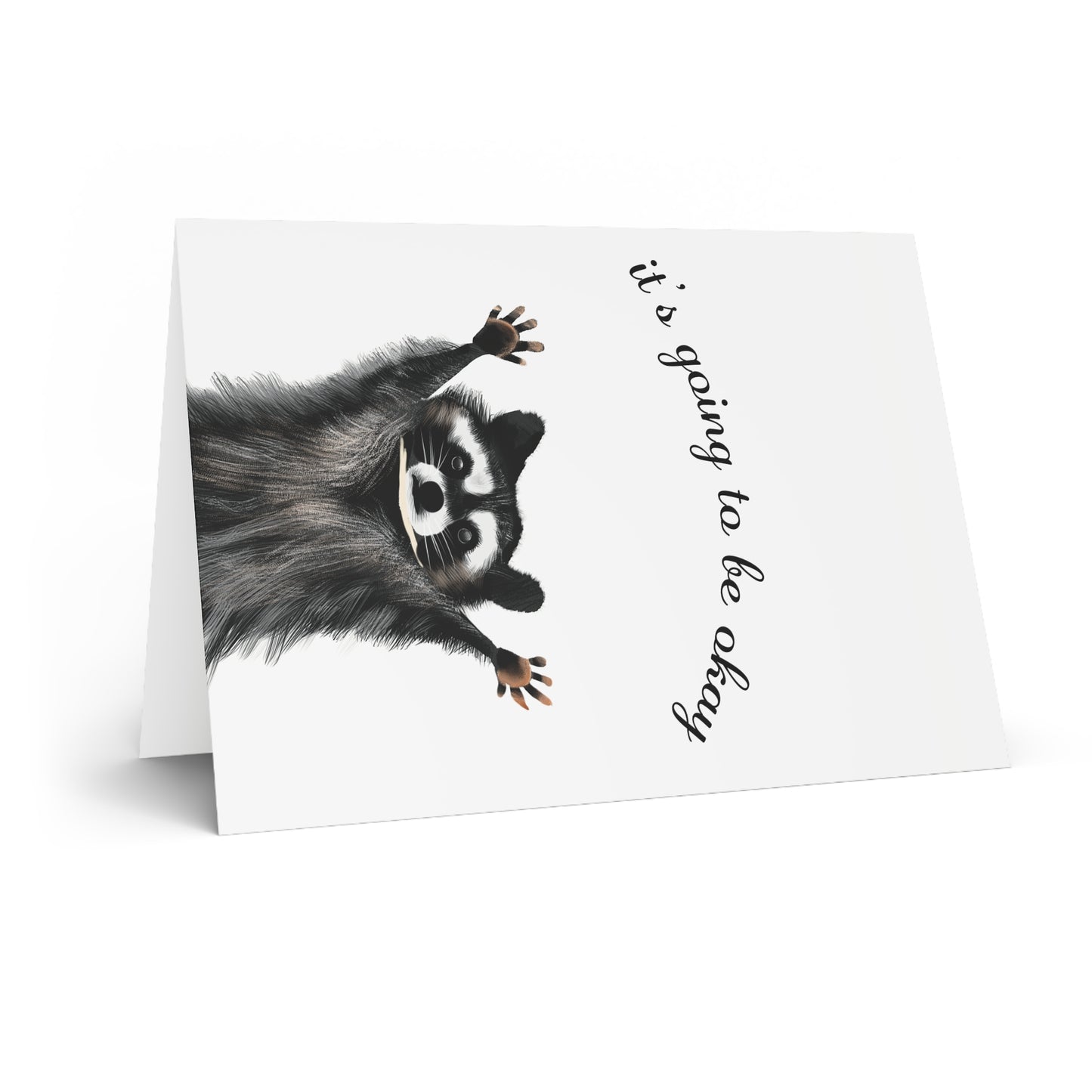 Racoon Greeting Card