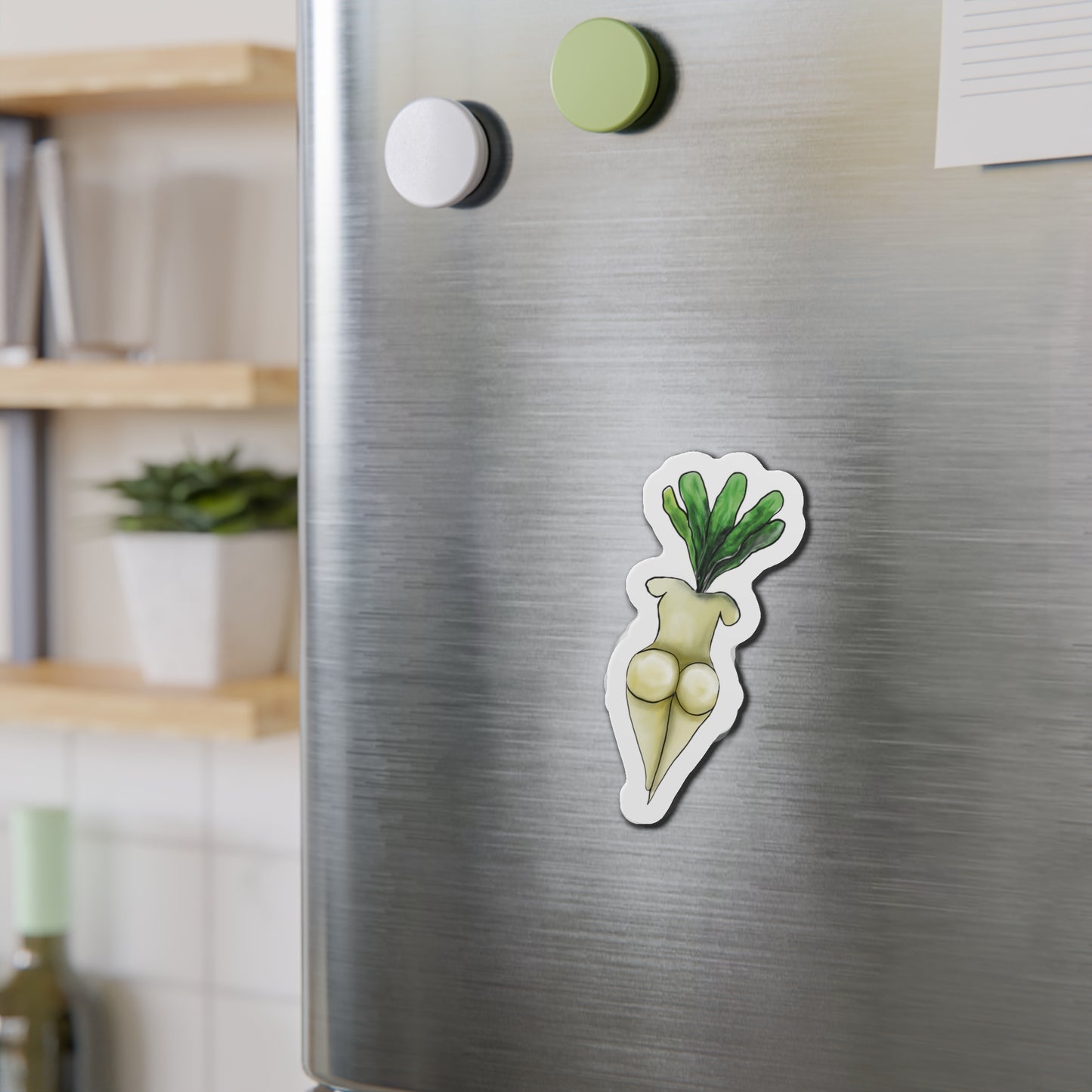 Sexy Turnip Fridge Magnet