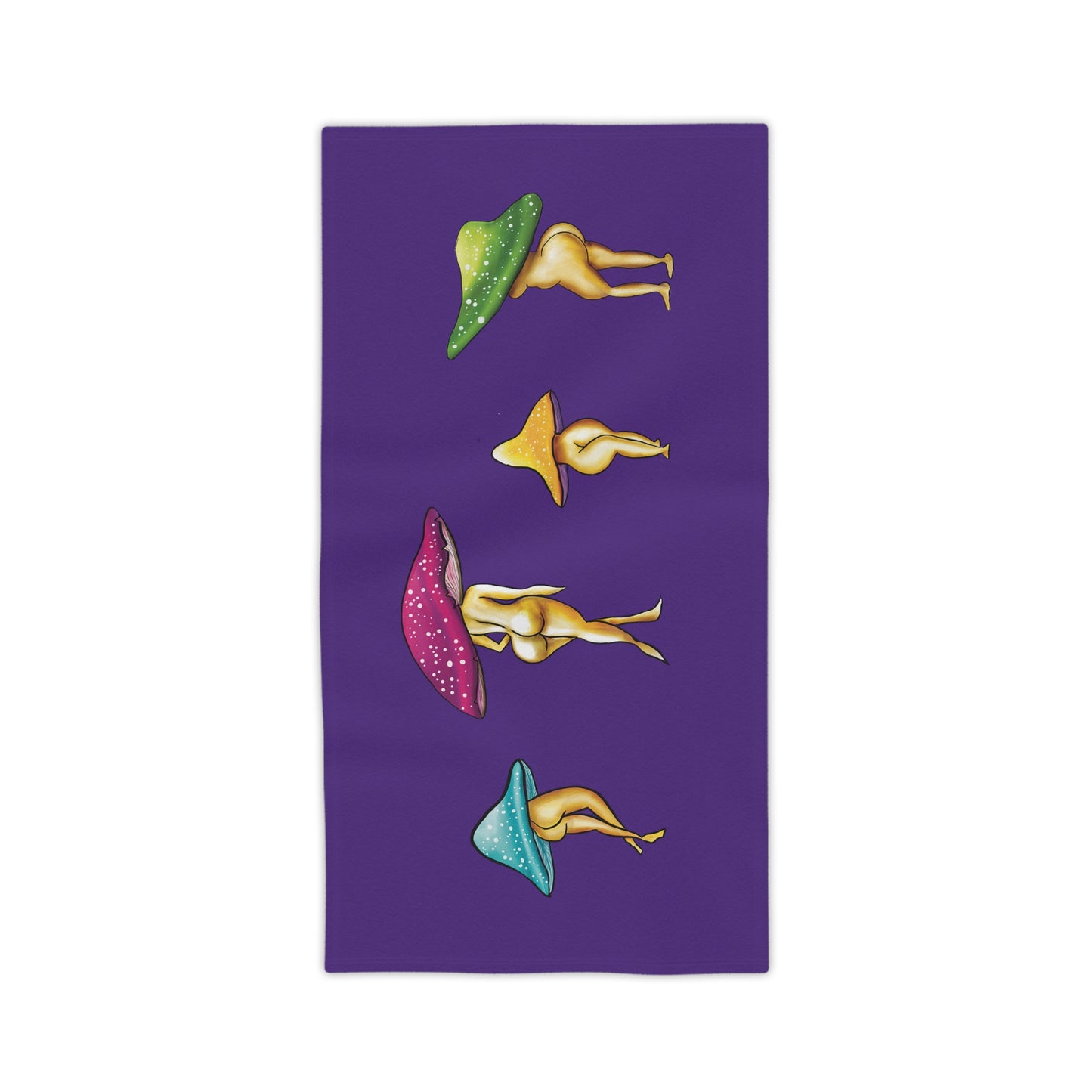 Shroom Lady Beach Towel