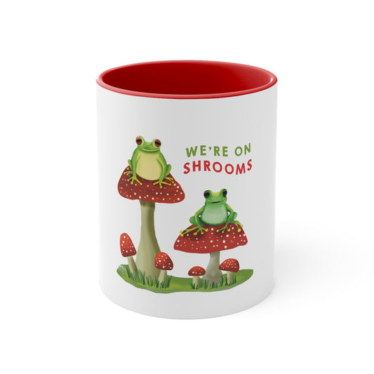 Cute Mushroom Frog Mug