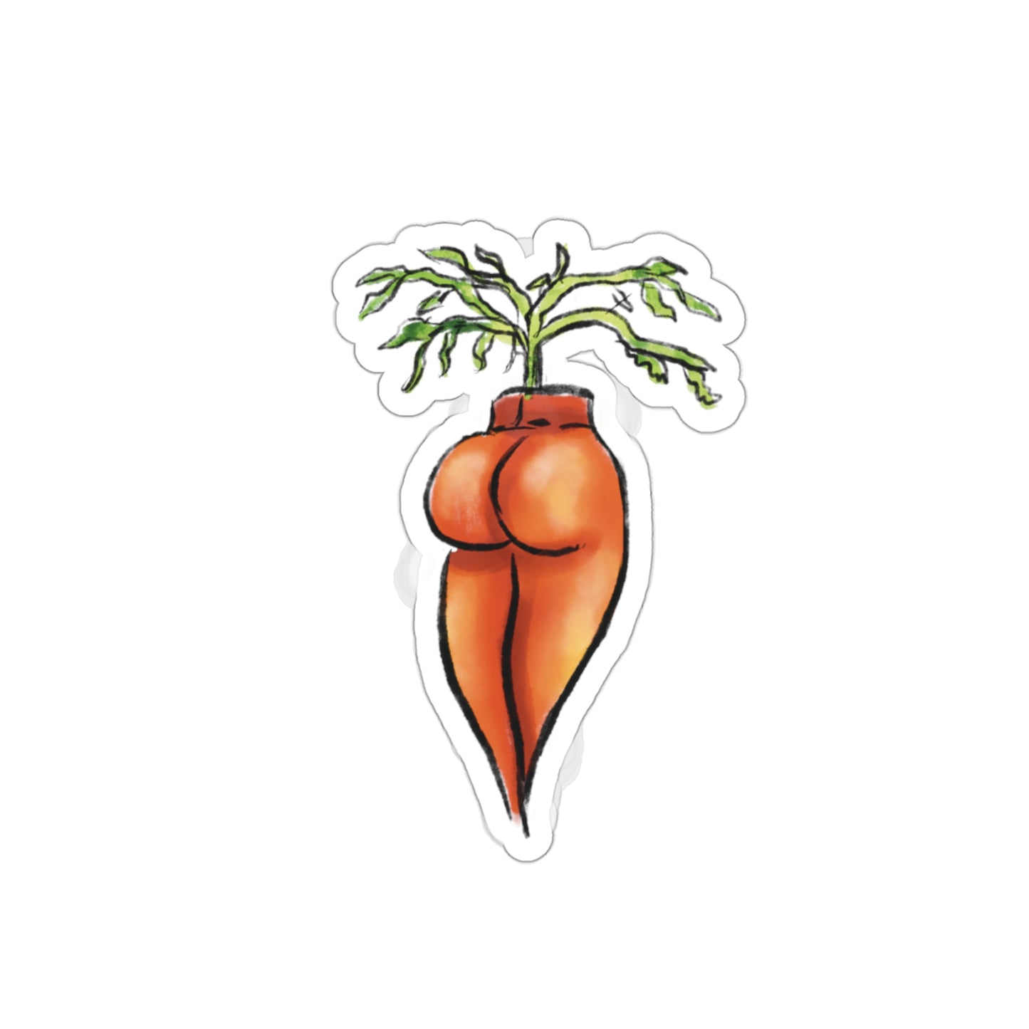 Veggie Ass Sticker