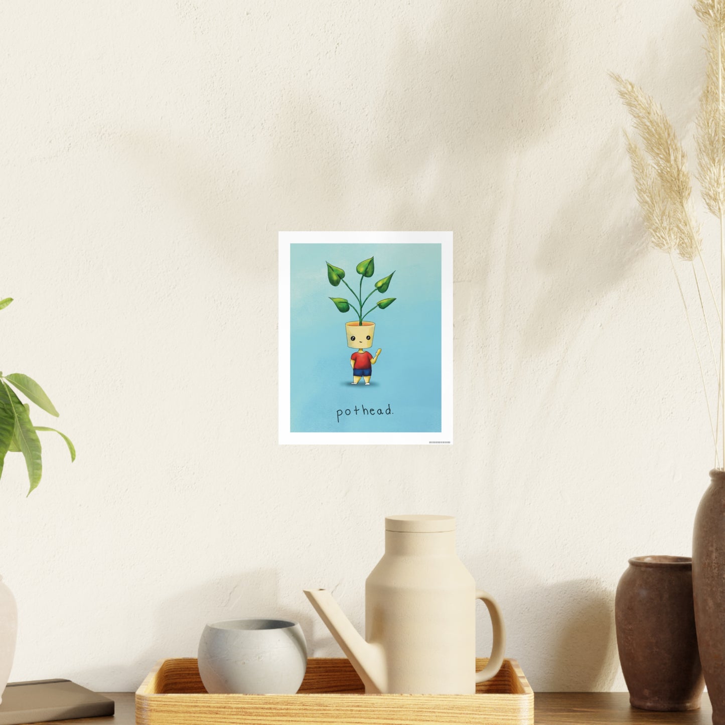 Pothead Satin Print