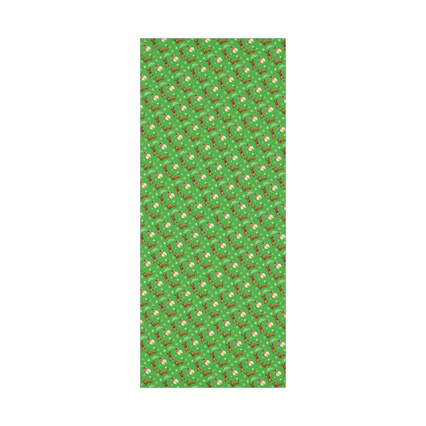 Cute funny dog christmas wrapping paper, funny dog christmas holiday gift wrap paper, cute dog in costume, christmas dog antlers cute