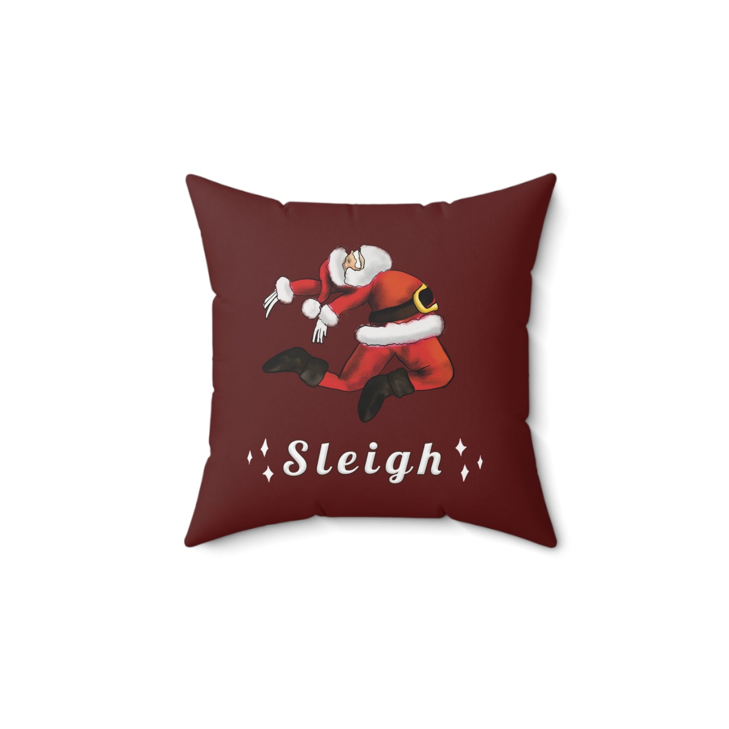 Funny Dancing Santa Christmas Pillow, seasonal decor pillow, Christmas santa pillow, ballet santa, home decorations christmas, cute holiday decor, christmas home decor