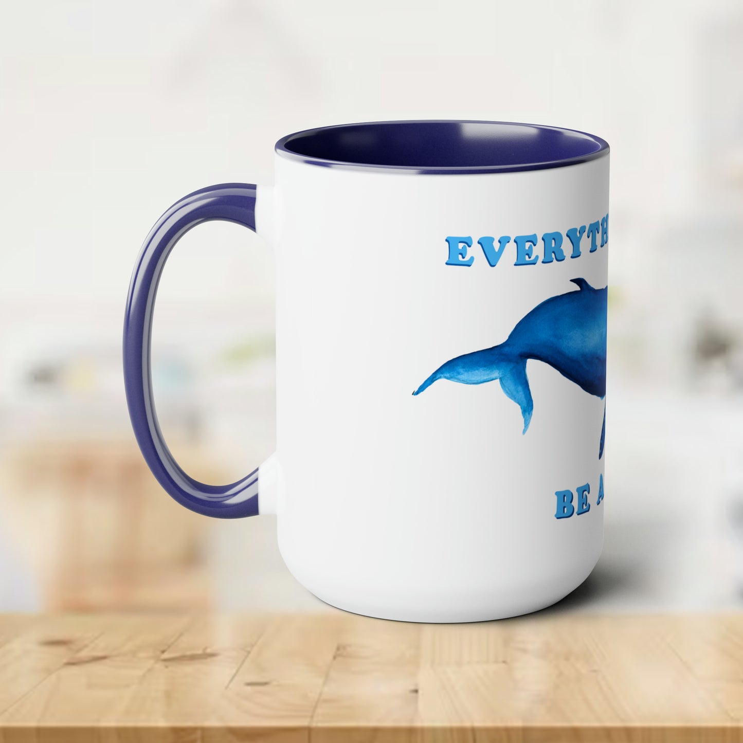 Cute Whale pun Funny mug, Whale lover mug gift idea, cute mug gift idea, adorable pun whale cute mug gift, whale lover gift idea mug