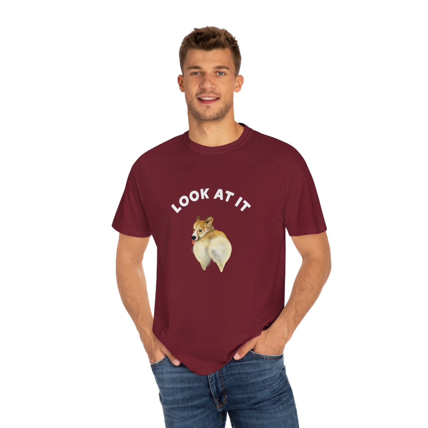 Corgi Butt T Shirt for corgi pet owner, Cute Funny Corgi Butt