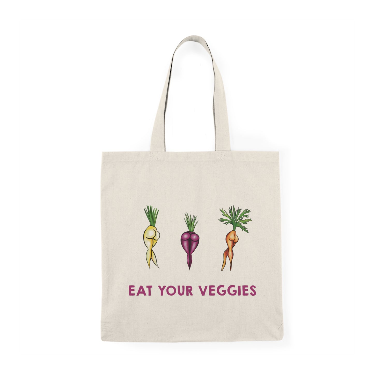 Eat Your Veggies Canvas Tote Bag