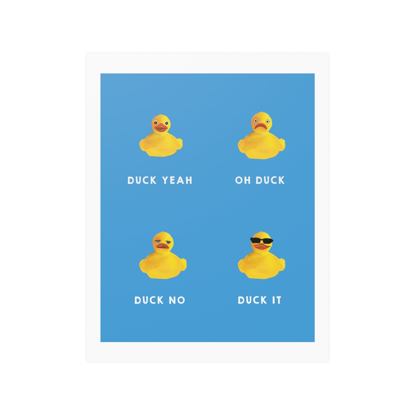 Cute Duck Poster