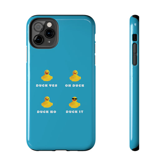 Funny Duck It Phone case, Cute Funny Phone Case, Duck Lover gift, Duck it pun phone case, Cute Funny Duck it Tough Phone Cases