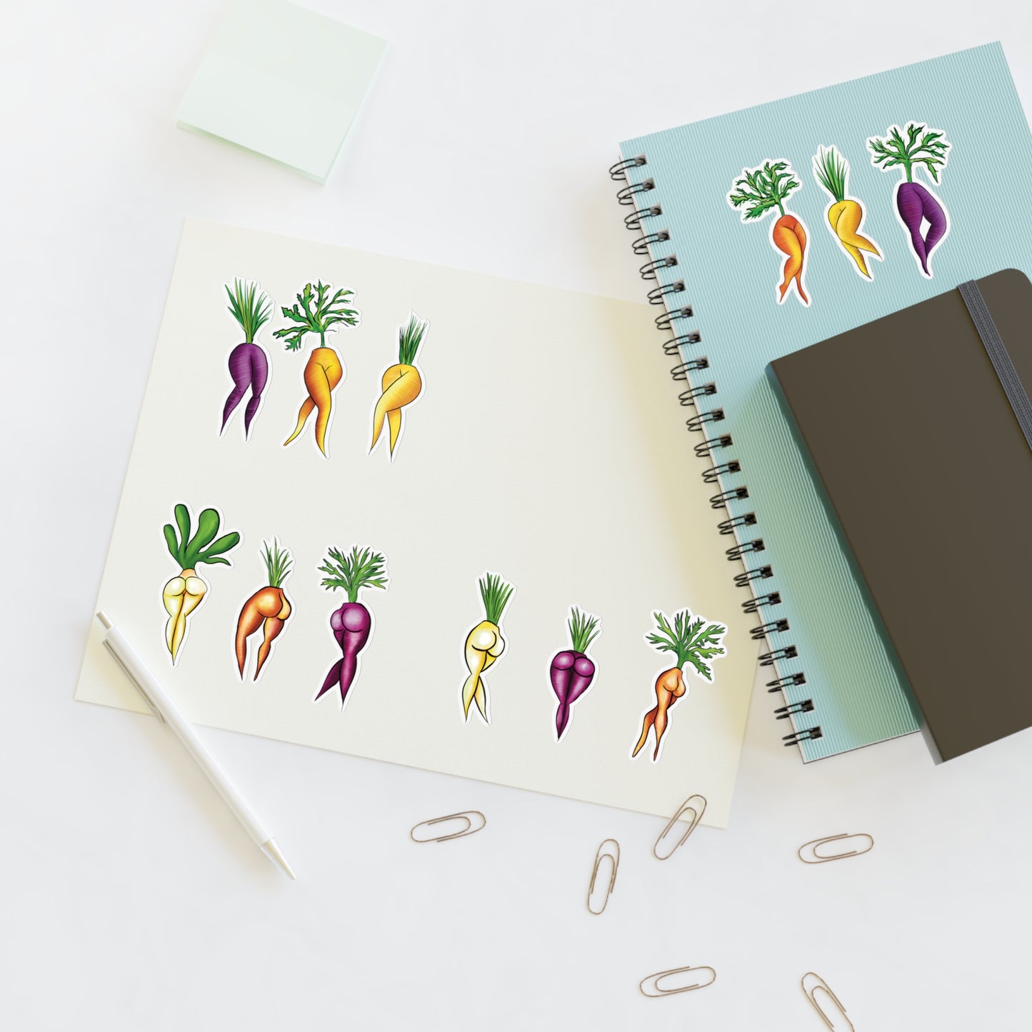 Sexy Veggies Sticker Sheets