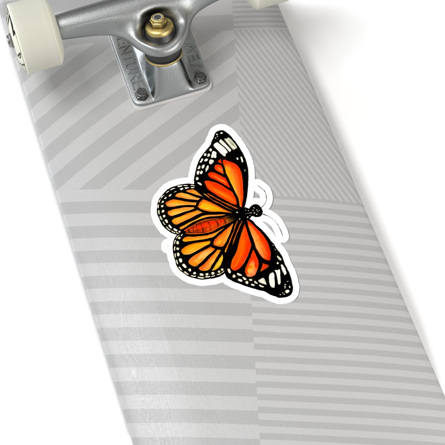 Watercolor Monarch Butterfly sticker, Cute butterfly Sticker, watercolor butterfly sticker, butterfly lover gift, cute water bottle sticker butterfly