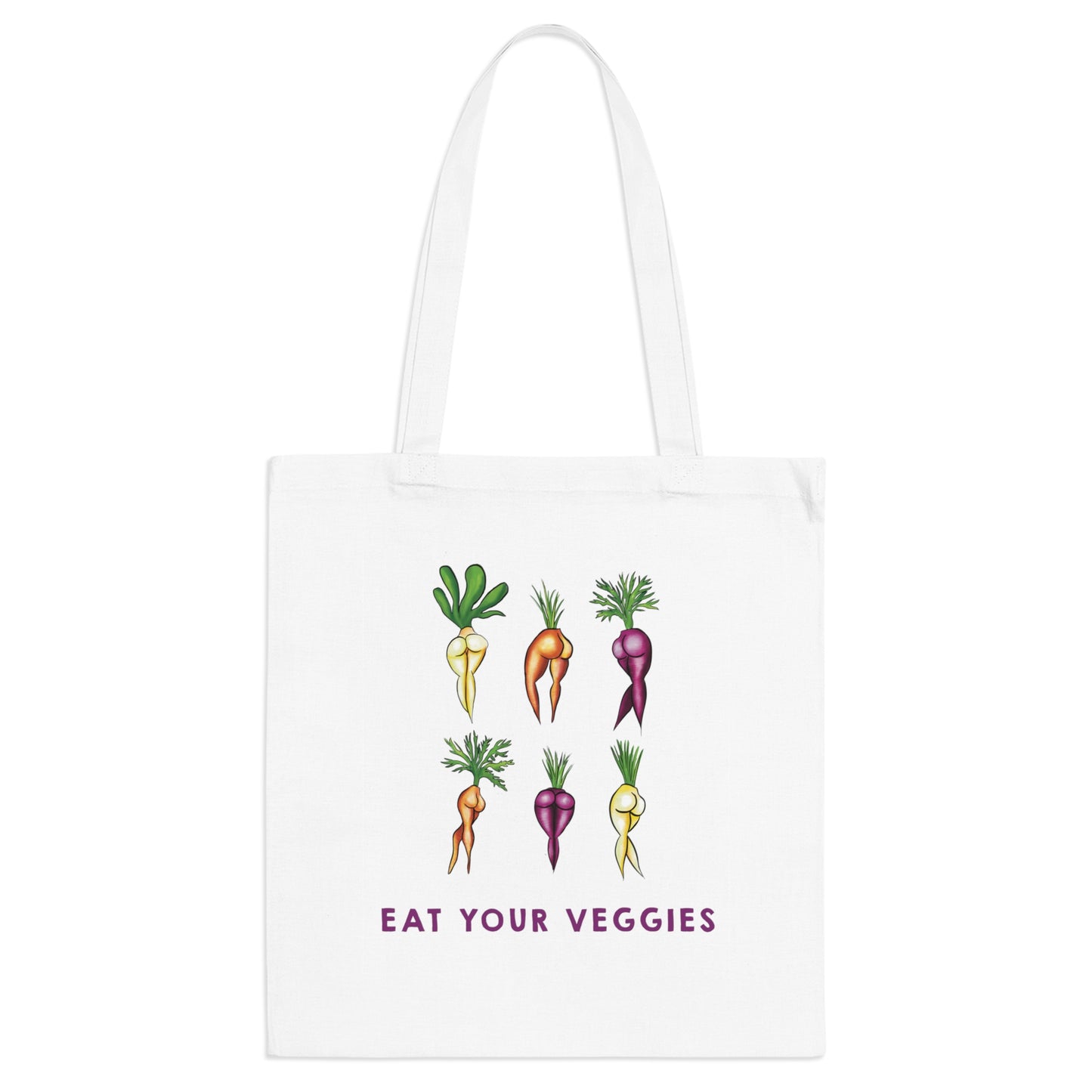 Farmer's Market Tote Bag Sexy Veggies