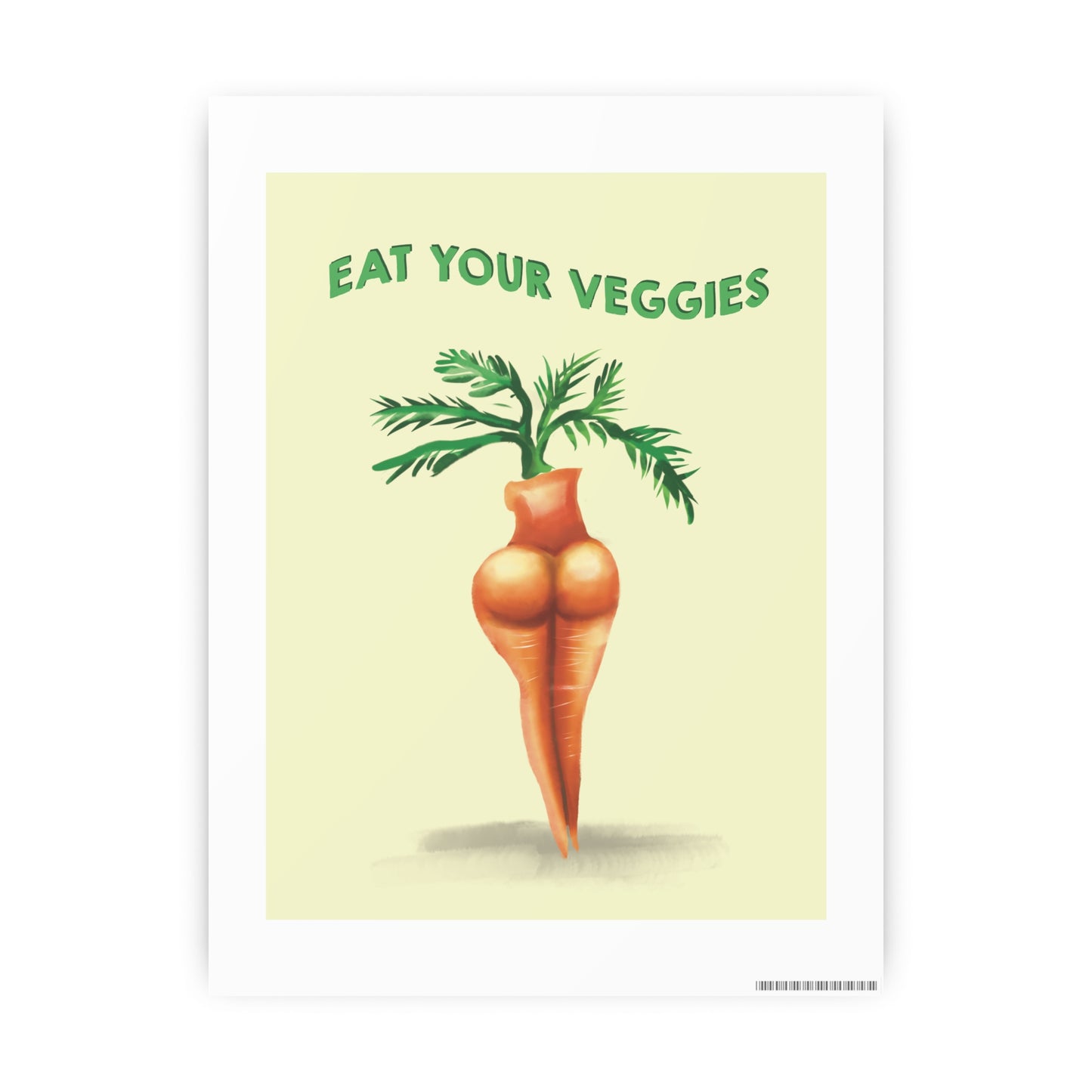 Eat Your Veggies Art Poster