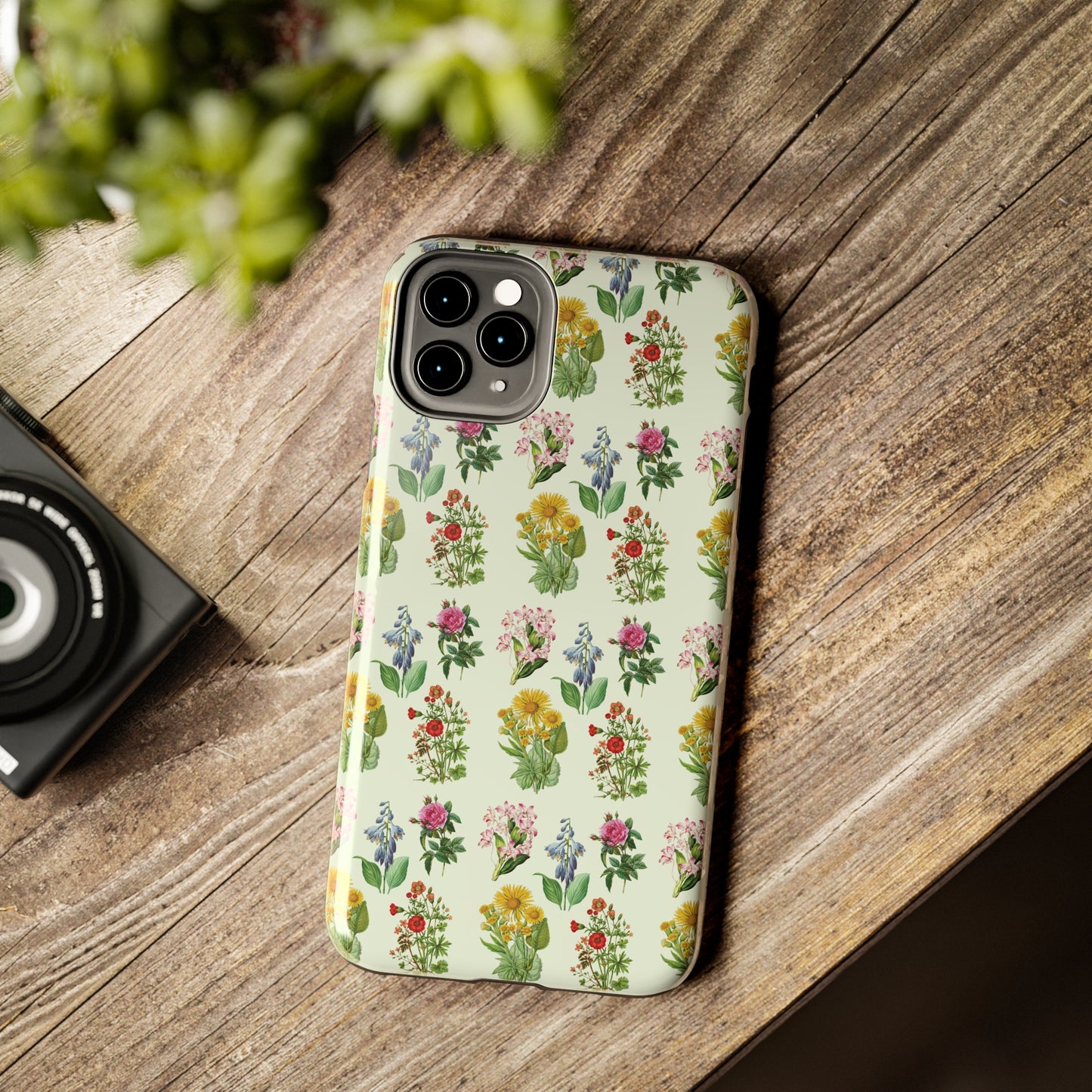 Pretty Floral Phone Case, Cute Vintage Antique Flower Phone case, sunflower Rose 19th century painting Phone Case Pattern