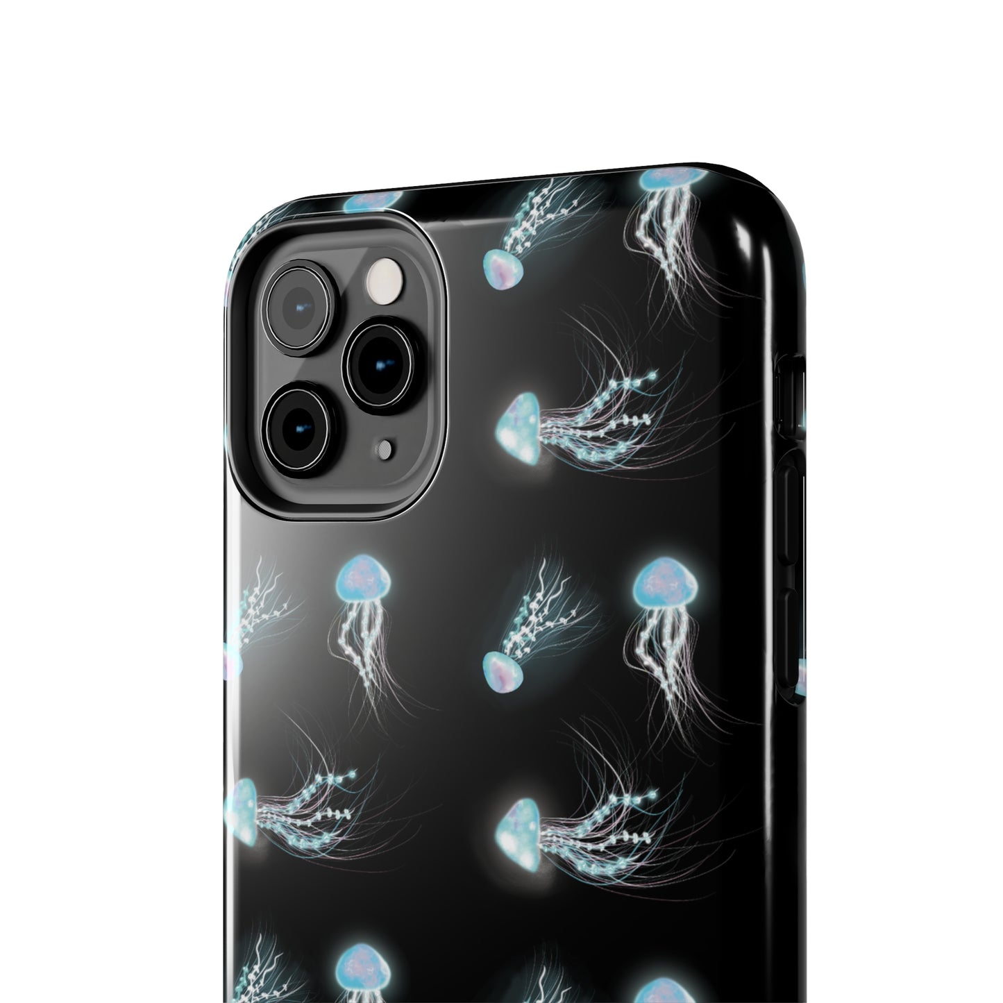 Bioluminescent Jellyfish Phone Case, Cool Trippy Psychedelic Phone Case, Glowing Jellyfish, Bioluminescent Art Cool Phone Case