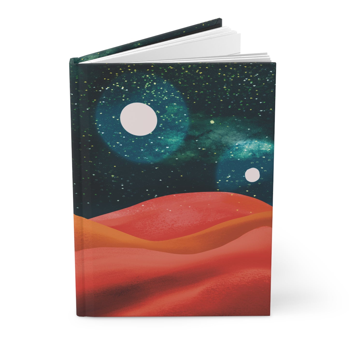 Galaxy Stars Hardcover Journal Matte