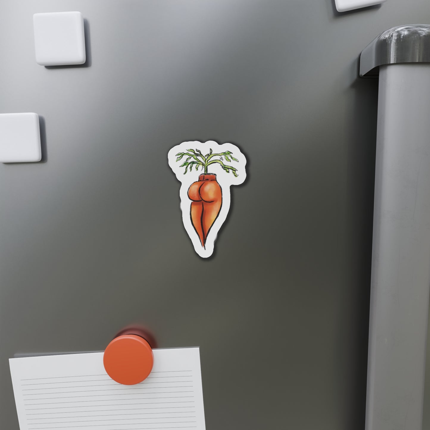 Sexy Carrot Ass Fridge Magnet