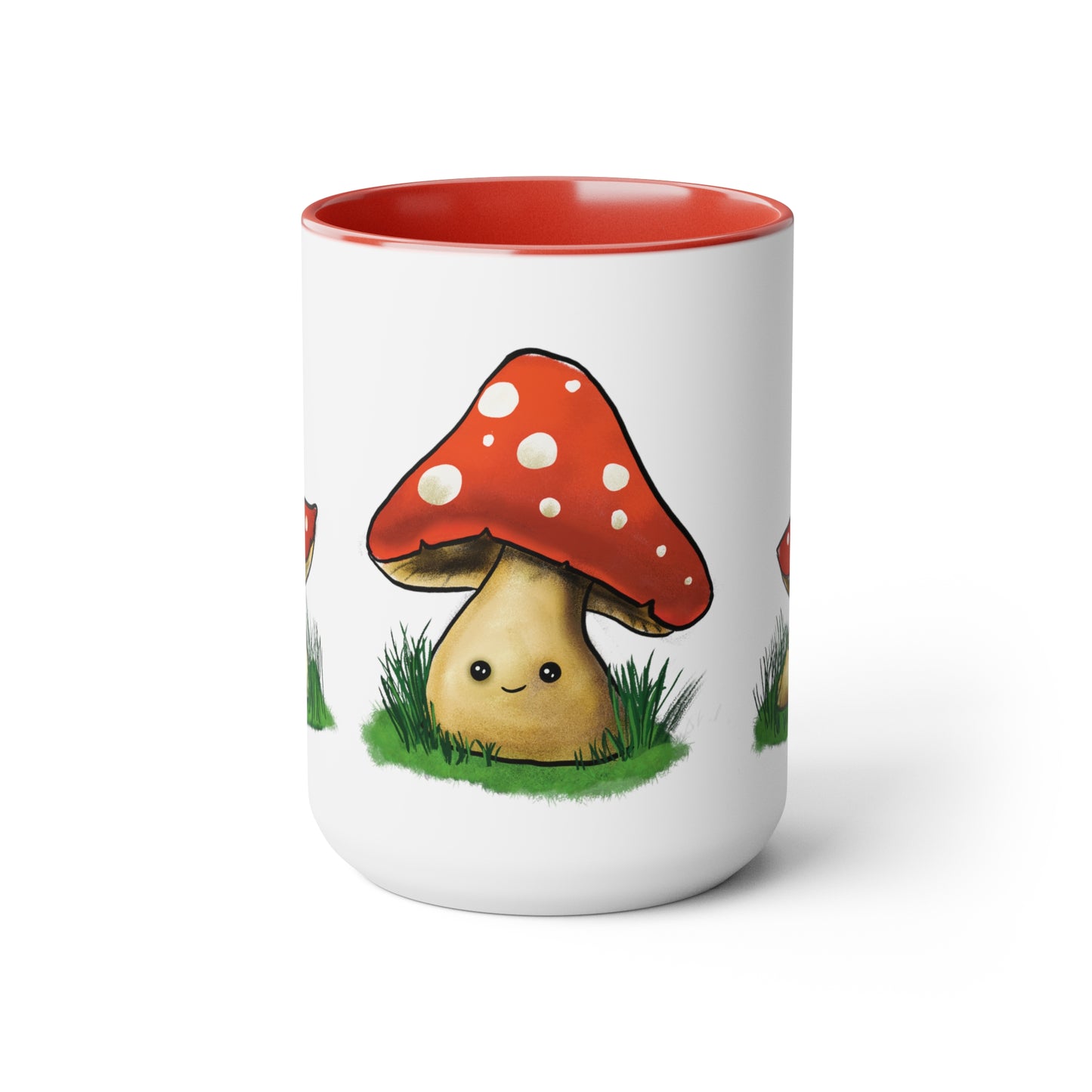 Cute Mushroom Mug 15oz