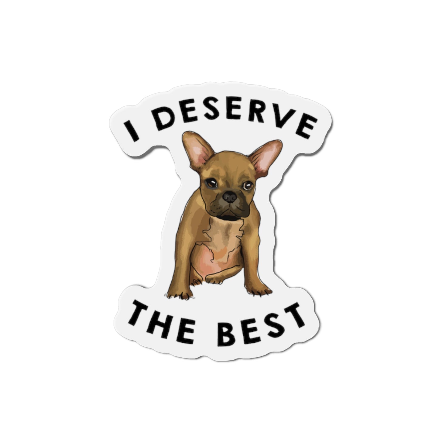 French Bulldog Magnet for Pet Lover, Pet Gift Funny Frenchie Parent, Fridge Magnet