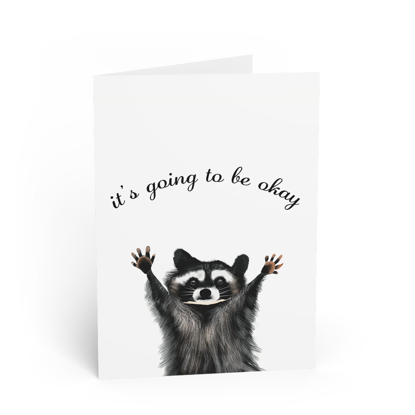 Racoon Greeting Card