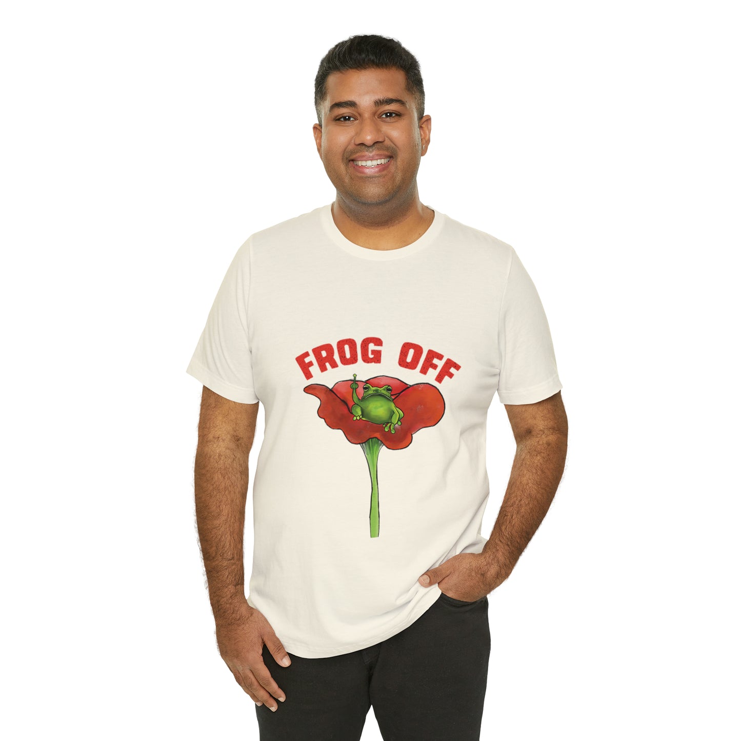 Cute Funny Frog Off T Shirt, funny Graphic Tee, Cute Funny Grumpy Frog, Frog Toad Aesthetic, Cute frogcore funny pun frog offf