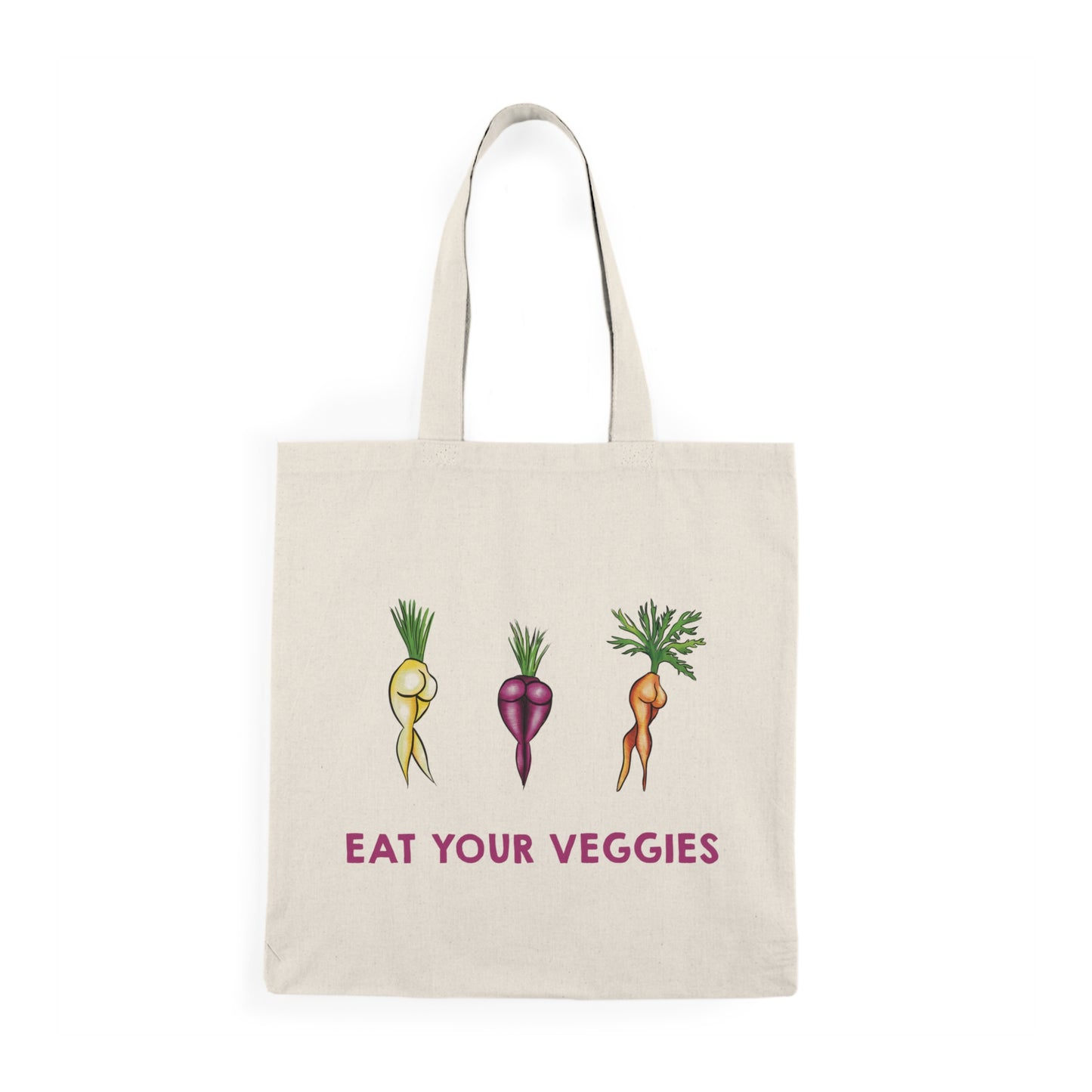 Eat Your Veggies Canvas Tote Bag