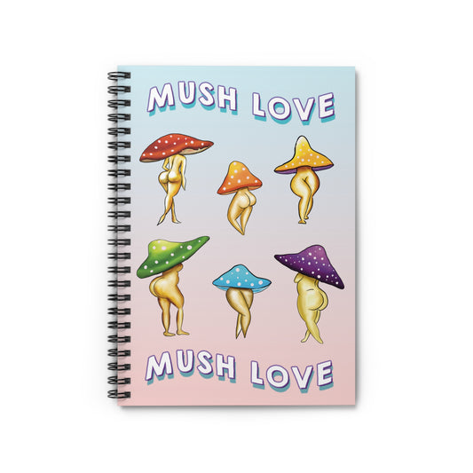 Mush Love Spiral Notebook