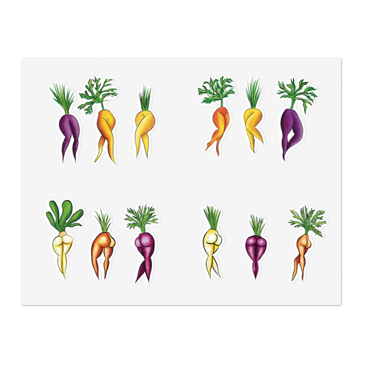 Sexy Veggies Sticker Sheets