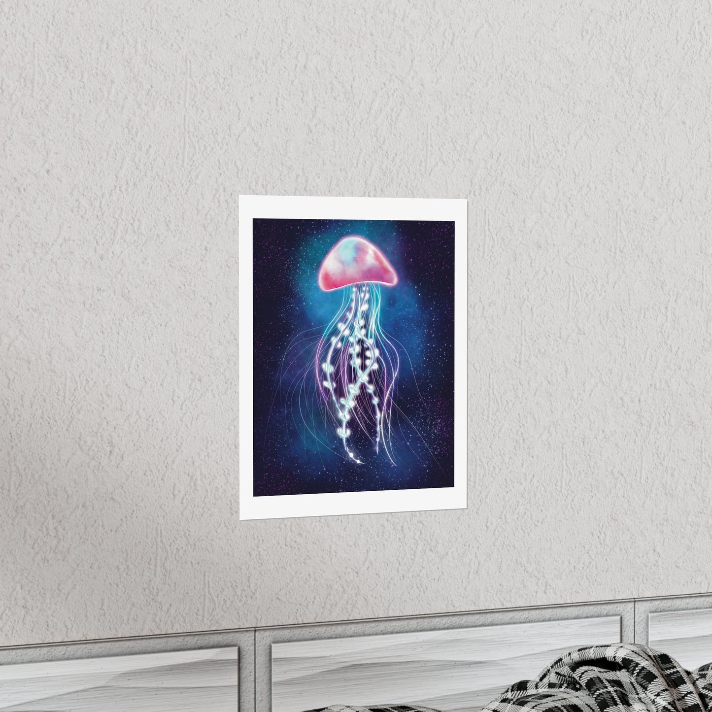 Bioluminescent Jellyfish Poster