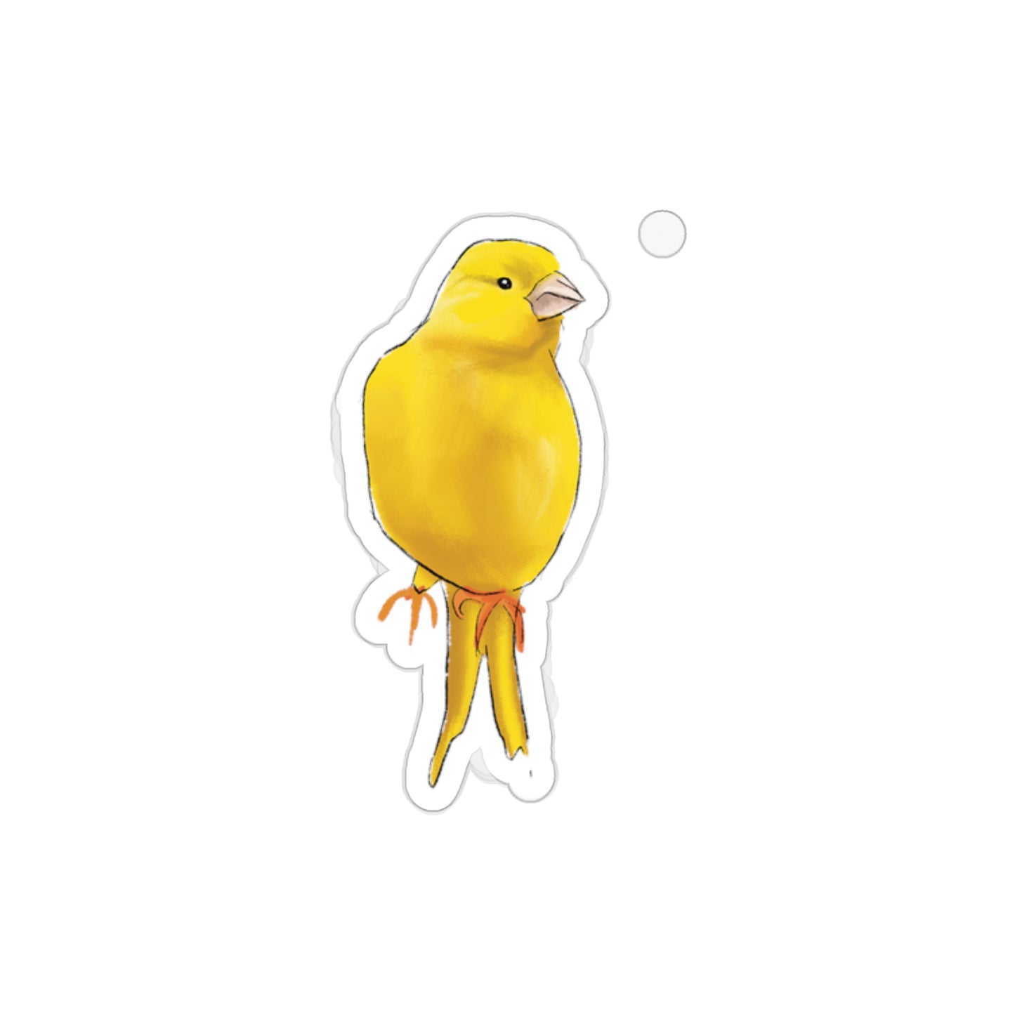 Finch Illustration Sticker