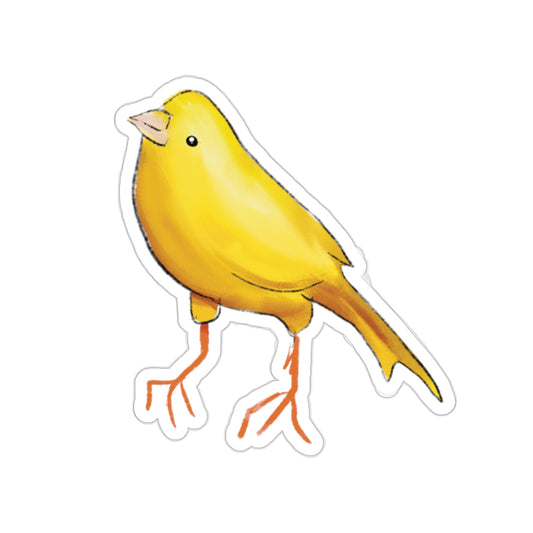 Finch Drawing Sticker