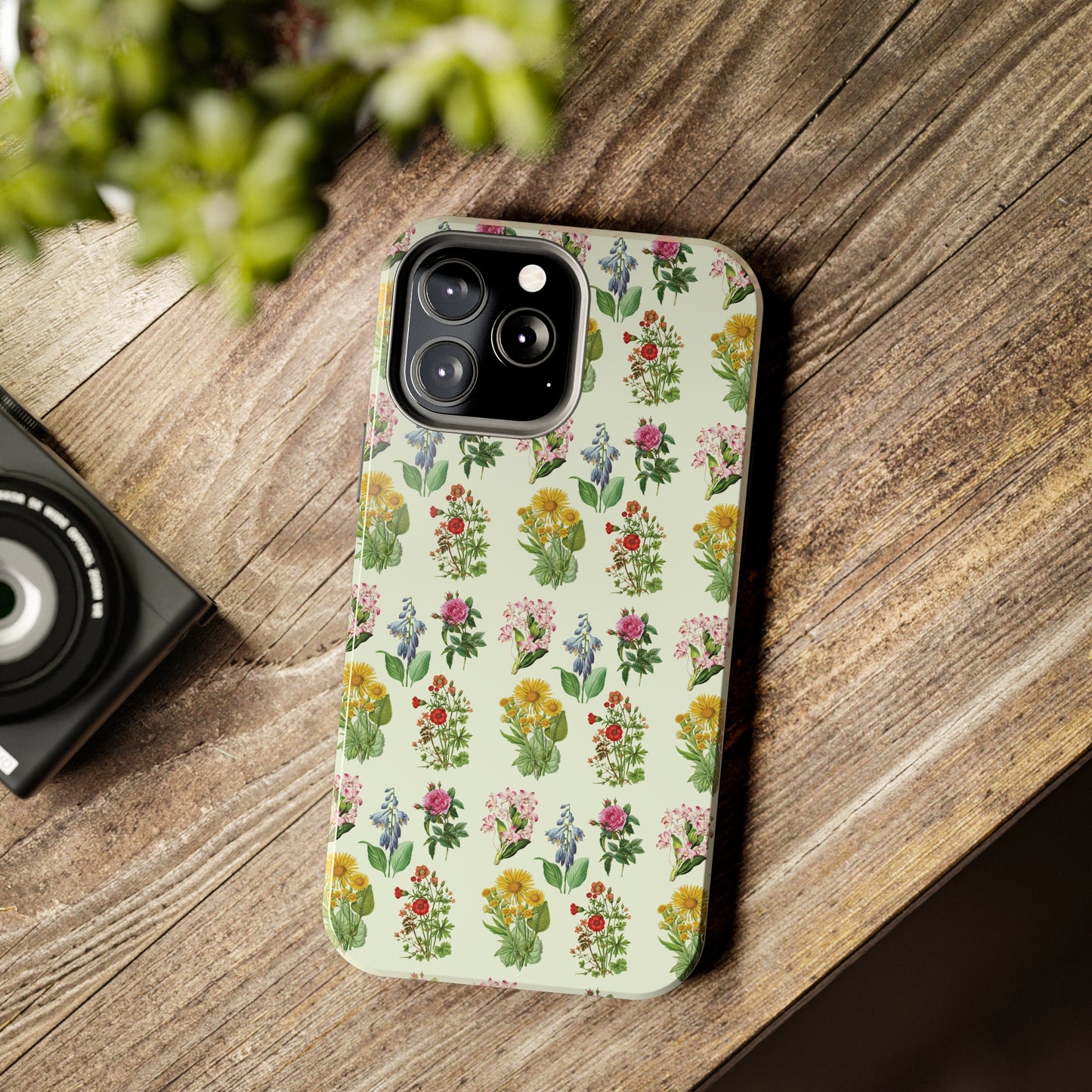 Pretty Floral Phone Case, Cute Vintage Antique Flower Phone case, sunflower Rose 19th century painting Phone Case Pattern