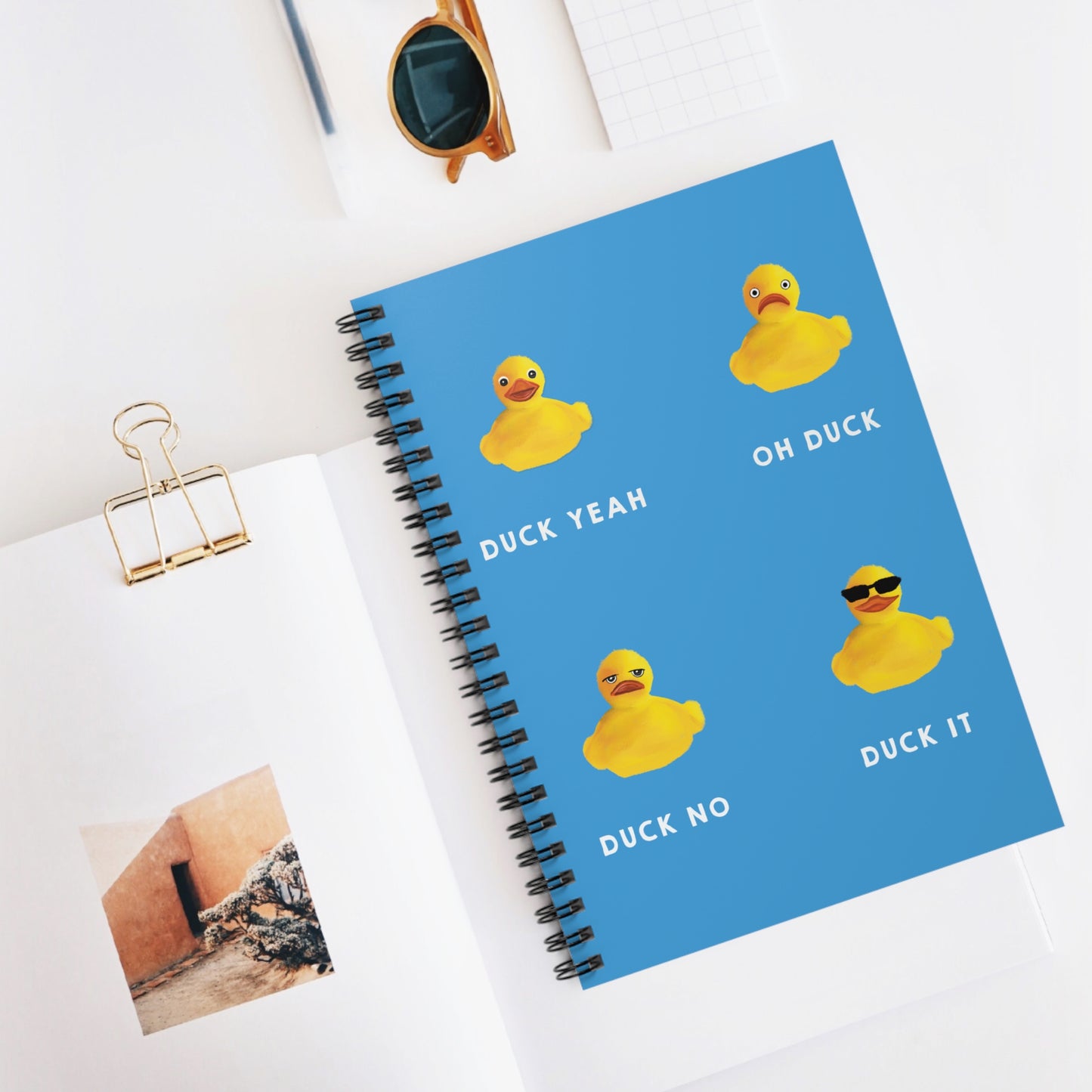 Duck it Spiral Notebook