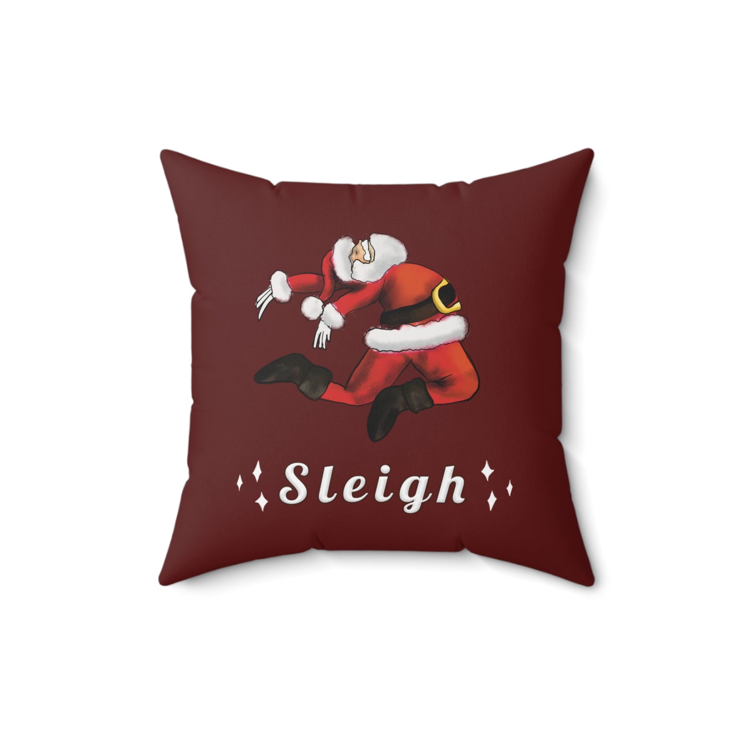 Funny Dancing Santa Christmas Pillow, seasonal decor pillow, Christmas santa pillow, ballet santa, home decorations christmas, cute holiday decor, christmas home decor