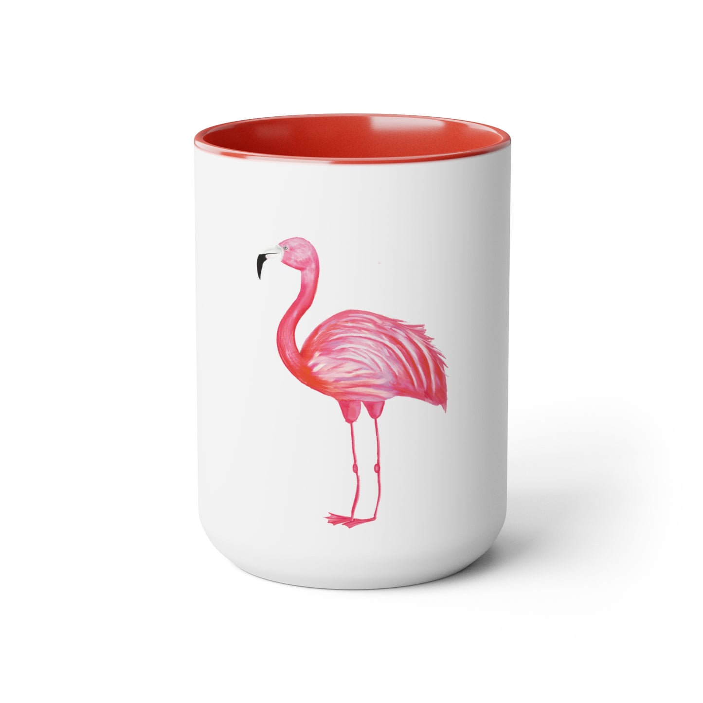 Pink Flamingo Mug, 15 oz