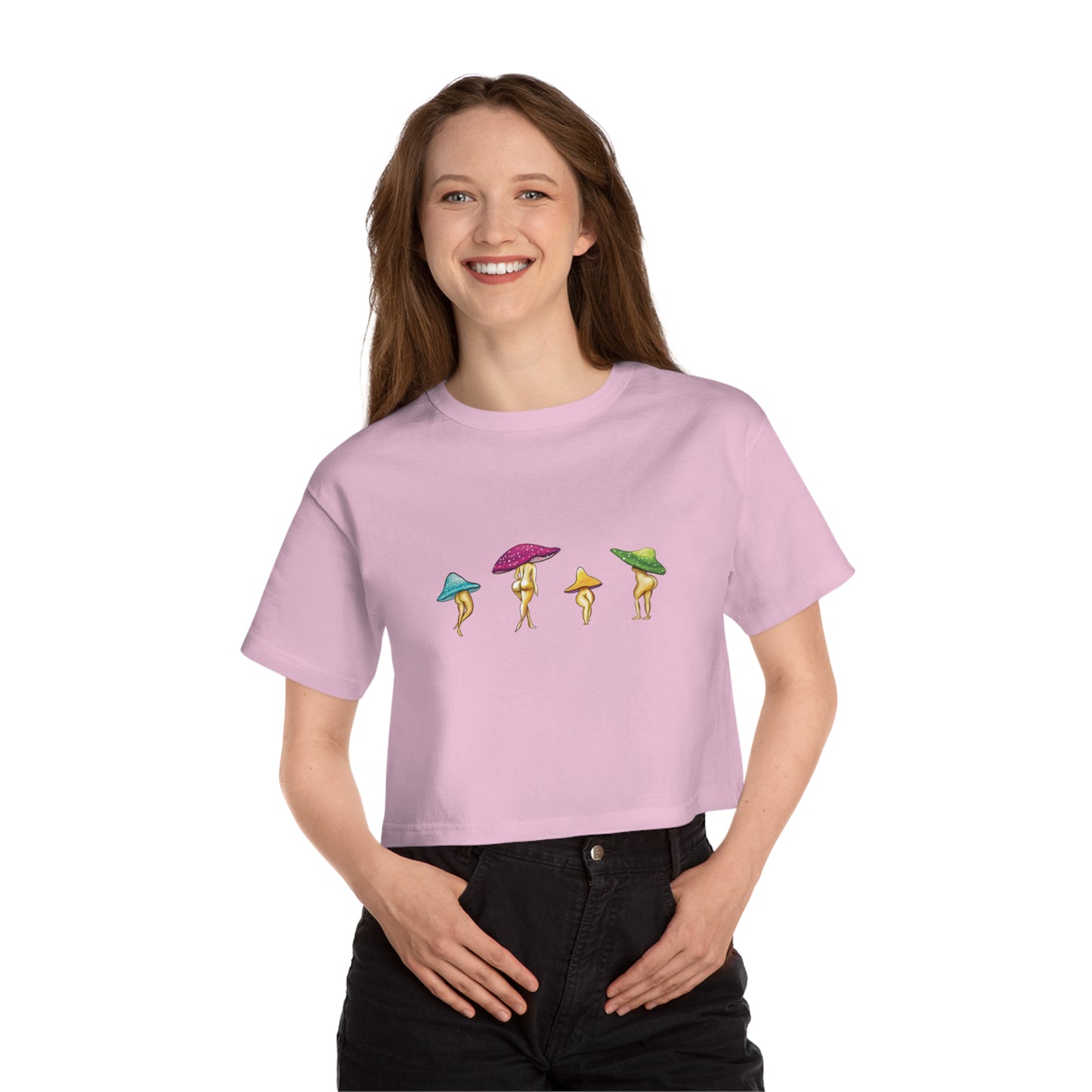 Shroom Lady Cropped Shirt