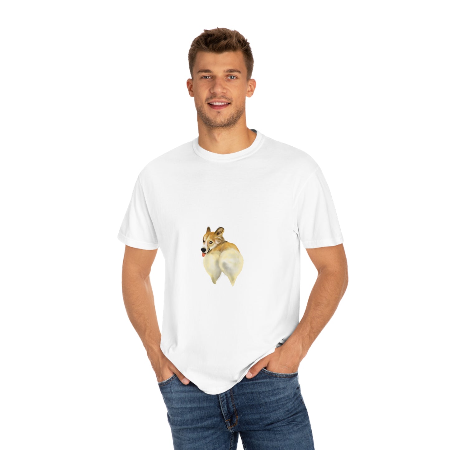 Corgi Butt T Shirt for corgi pet owner, Cute Funny Corgi Butt