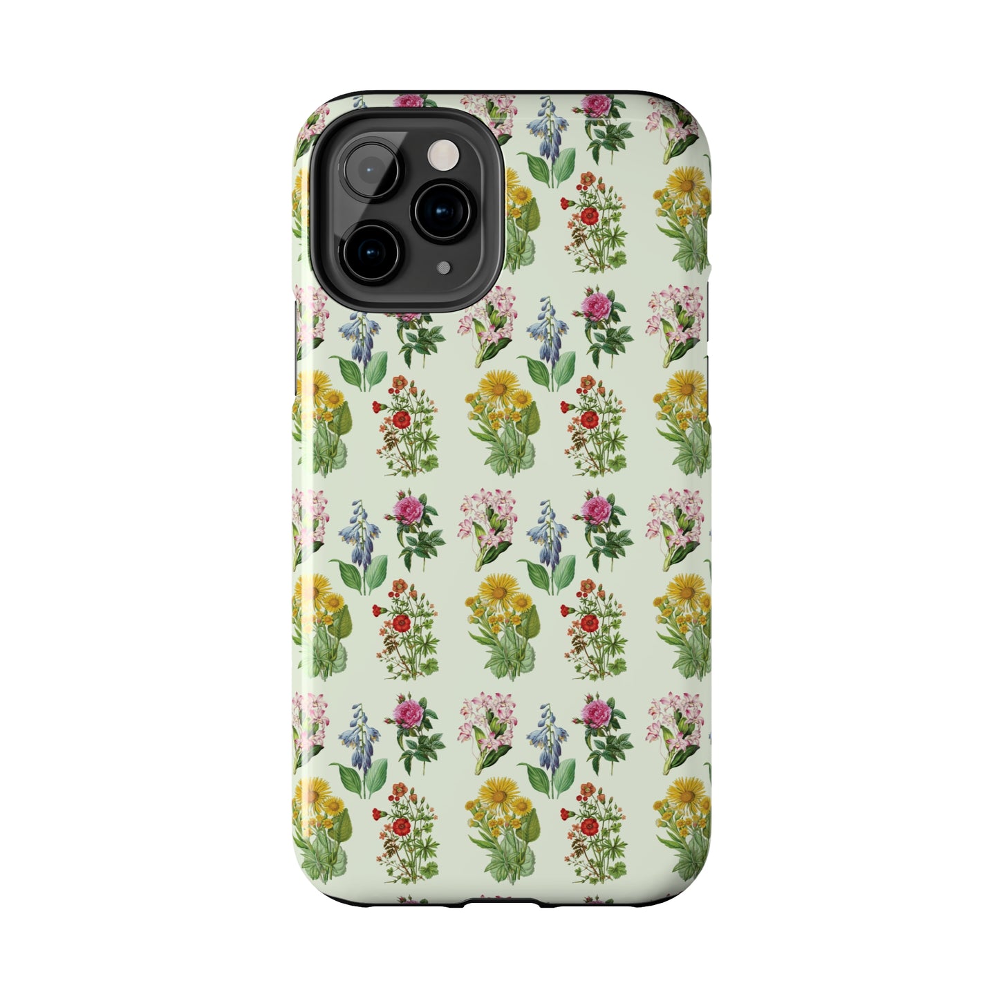 Pretty Floral Phone Case, Cute Vintage Antique Flower Phone case, sunflower Rose 19th century painting Phone Case Pattern