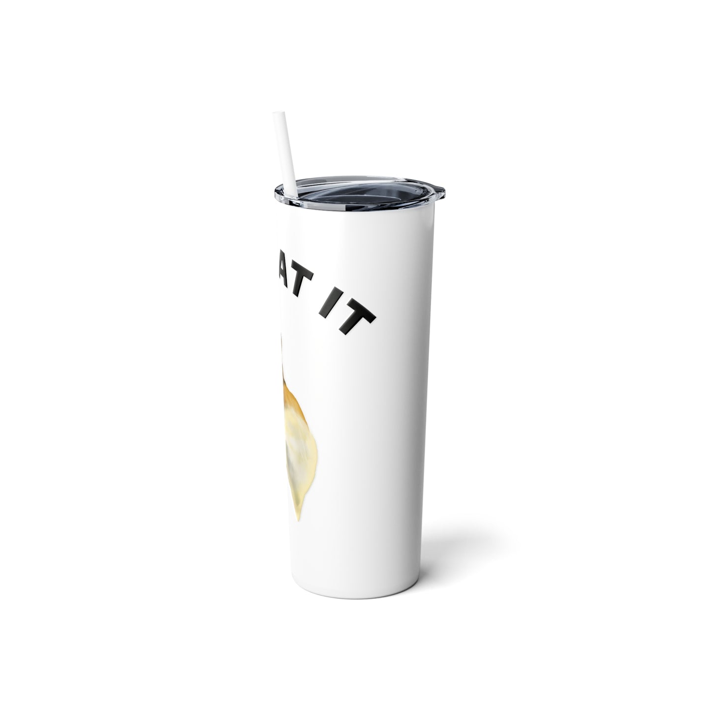 Corgi Butt Skinny Steel Tumbler with Straw, Pet Lover Cute Gift 20oz