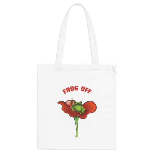 Cute Frog Off Tote Bag