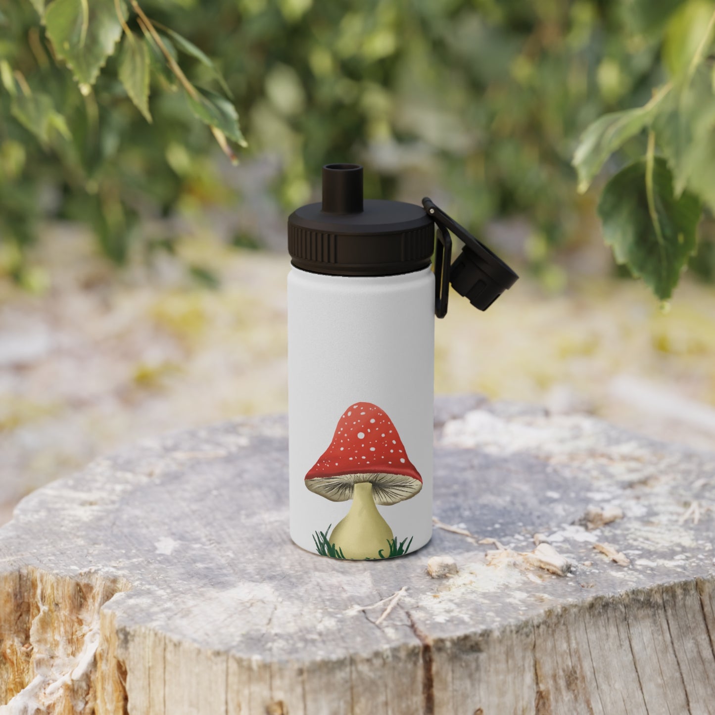 Stainless Steel Mushroom Water Bottle