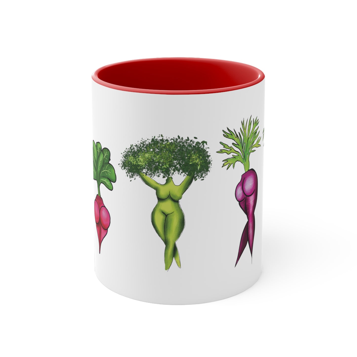 Funny Sexy Vegetables Cute Mug, inappropriate funny cute mug, silly vegeterian gift mug, cute funny gift idea for vegan