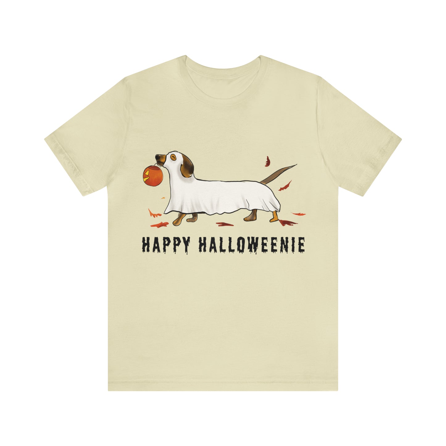 Halloween T Shirt, Cute Halloween Wiener Dog T Shirt, Funny Dog Ghost T Shirt, cute Dog halloween Shirt, gift idea for her, fall shirt