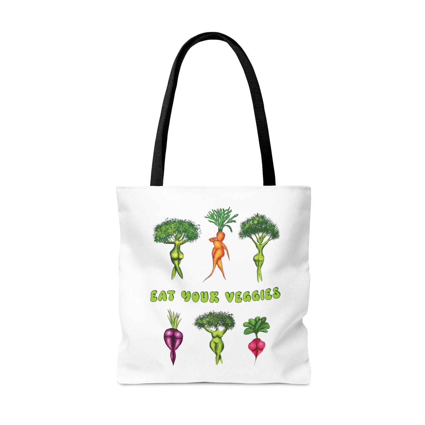 eat your veggies tote bag